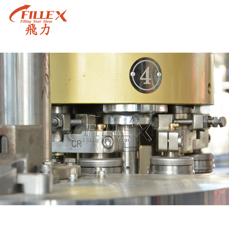 Carbonated Drink Can Filling And Sealing Machine